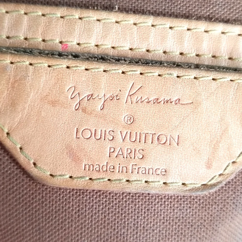 LOUIS VUITTON Speedy 30 Yayoi Kusama 2012 LTD ED Pumpkin Infinity Red Purs Bag - Picture 13 of 16